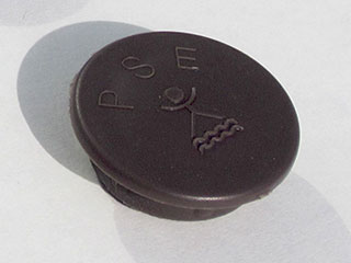 Set of 10 Green caps for grey Beethoven barrier post