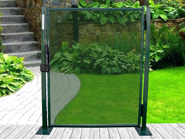 Fixed small door PLATINIUM Green on plates