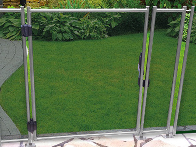 Automatic gate Beethoven KIT LOC Green on plates grey frame