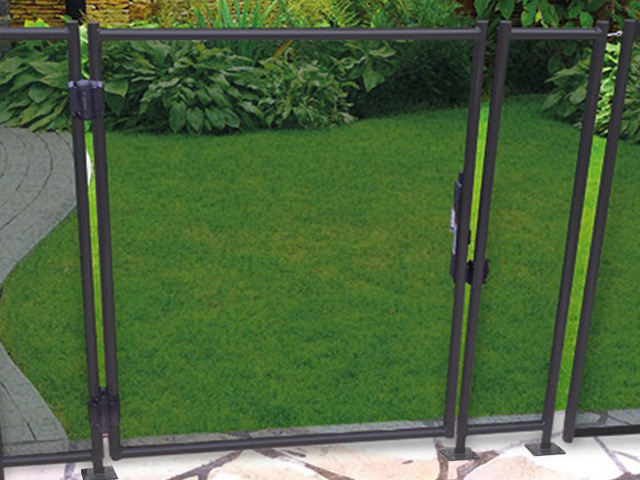 Automatic gate Beethoven KIT LOC Gris Anthracite on plates