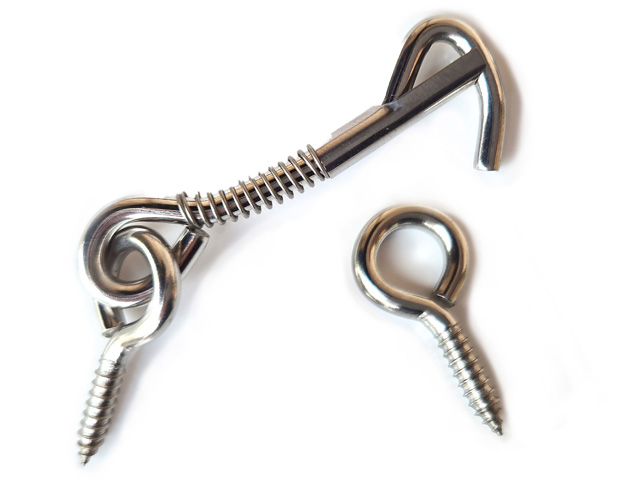 Complete stainless steel latch for SECURIPOOL pool fence