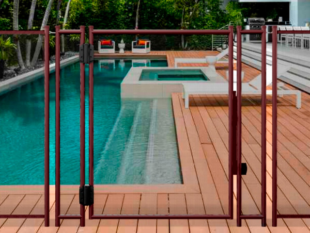 Automatic removable gate Chocolate 16mm