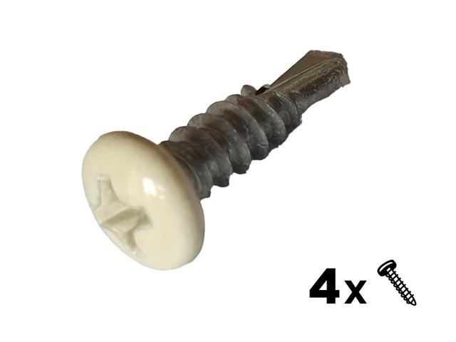 Set of 4 Sand stainless steel screws SECURIPOOL barrier