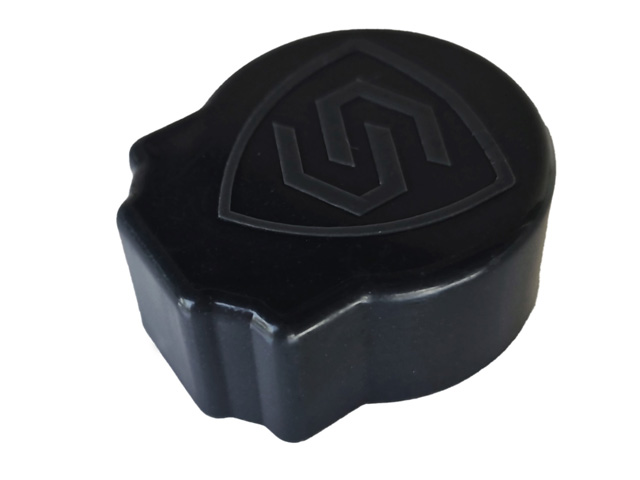 Black cap for SECURIPOOL barrier post