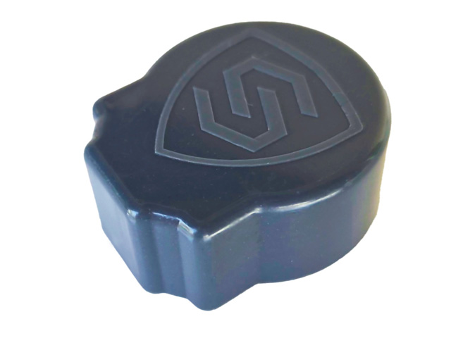 Anthracite cap for SECURIPOOL barrier post